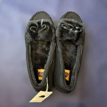 [ 미사용 택 포함 ] 블랙스 스웨이드 모카신 L 사이즈