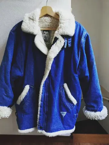 80년대 이탈리아제 B3 데님 보아 자켓 빈티지 올드 GAP