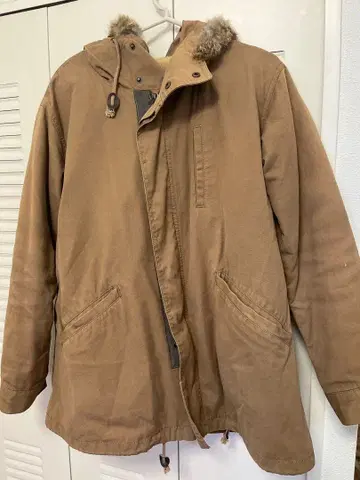 LEPSIM 브라운 모즈 코트 M 사이즈