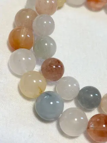 토끼털 루틸 페어 팔찌