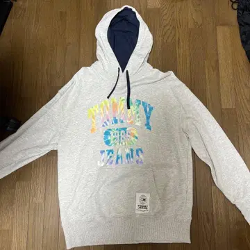 TOMMY JEANS 후드 부착 후드티 L 그레이