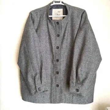 08mab 그레이 노카라 자켓