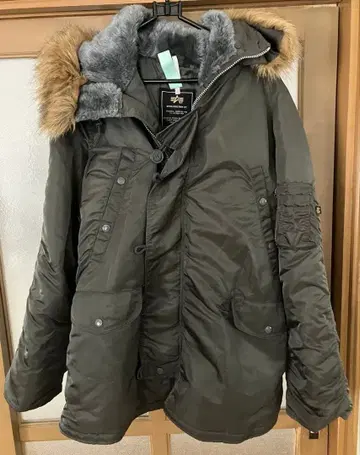 ALPHA INDUSTRIES 밀리터리 자켓 L