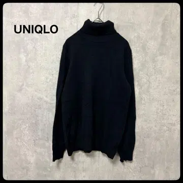 # UNIQLO 유니클로 터틀넥 스웨터 탑 니트 캐시미어 100%