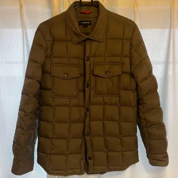 랜즈 엔드 M 사이즈 다운 자켓 카키