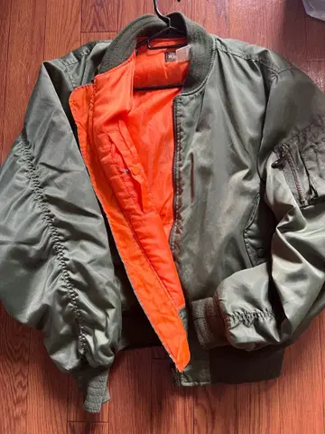 RELITABLE MA1 나일론 자켓 밀리터리 블루종 M