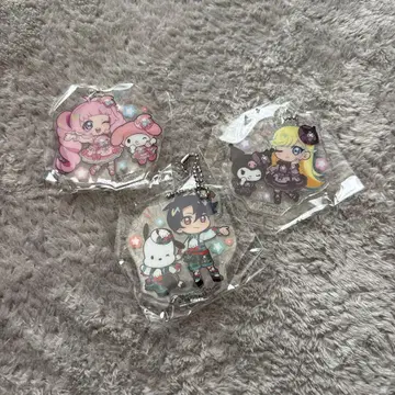 아이프리 산리오 마이멜로디 쿠로미 아크릴 키링 3개 세트