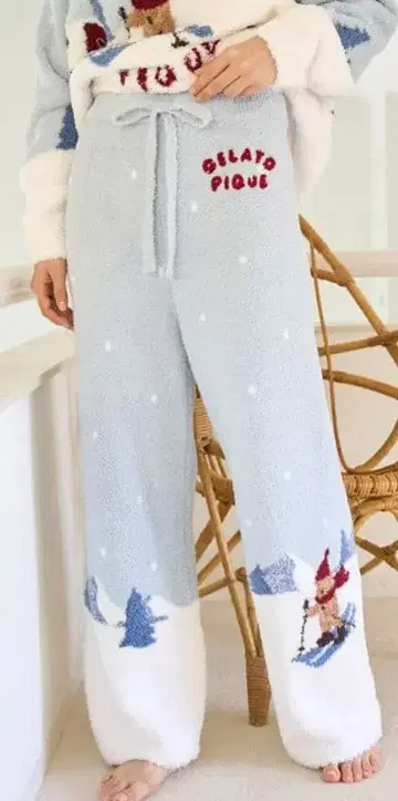 젤라피케 스키 베어 홀리데이 롱팬츠