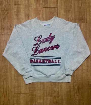 90s Russell Athletic 하이 코튼 그레이 맨투맨