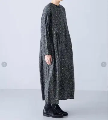 카구레 코튼 미니 꽃무늬 2WAY 원피스