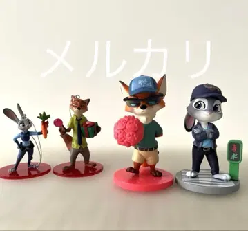 주토피아2 팝마트 해피 복권 닉과 주디 피규어