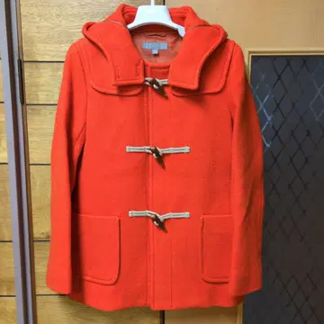 유니클로 오렌지 더플 코트 S 사이즈