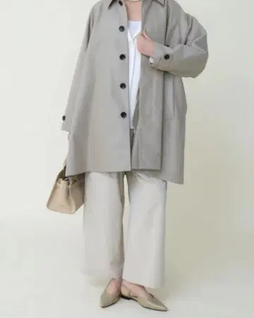 정가 18000 야마다야 아르가 허리 턱 스트레치 와이드 팬츠