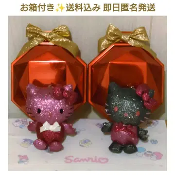 산리오 시크릿 마스코트 홀더 헬로키티 키라키라B 박스 포함