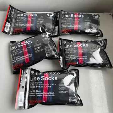 훼미리마트 삭스 5켤레 세트 블랙 기묘한 이야기 미지의 세계 4