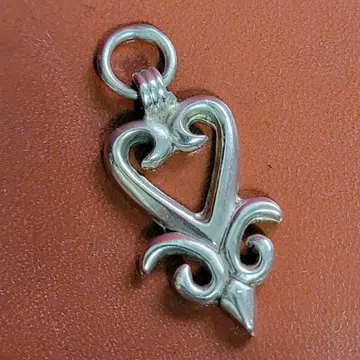 빈티지 실버 액세서리 925 탑 목걸이 하트 대거