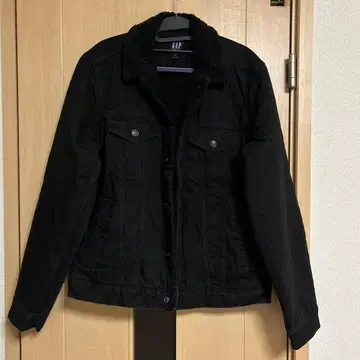 GAP 데님 자켓 보아 블랙 M