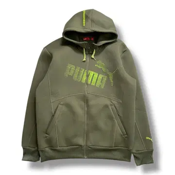 F1247 [ 즉시 구매 OK ] PUMA 지퍼 후드티 사이즈 M 카키