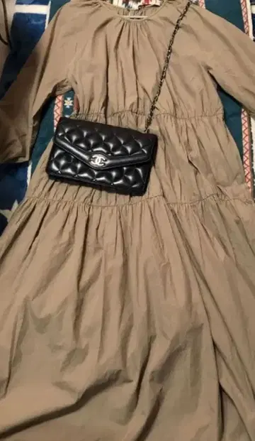 ZARA 티어드 롱 원피스