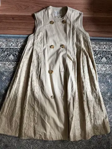 [ chesty ] 꽃무늬 트렌치 베스트