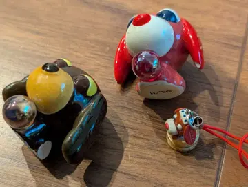 오챠이누 스트랩 피규어 장식품 인테리어 키링 커피 커피 빨간색