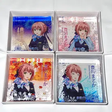 오사카 모노레일 토요카와 마도카 아크릴 큐브 4개 세트