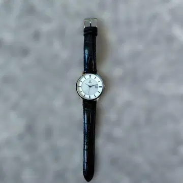 랑에 운트 죄네 캐주얼 시계 실버/블루