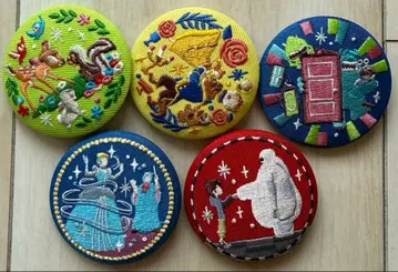 디즈니 자수 캔뱃지 2