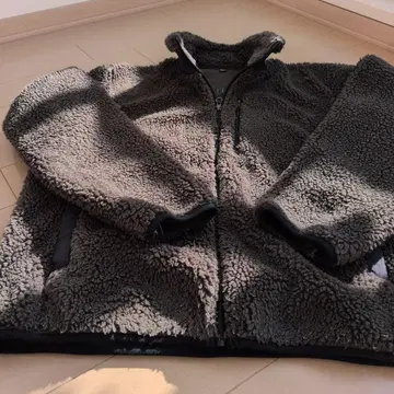 유니클로 그린 플리스 집업 자켓