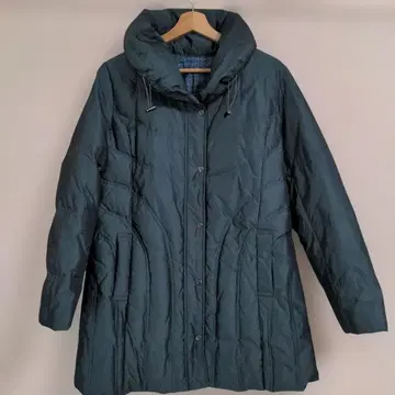 다크 그린 퀼팅 자켓