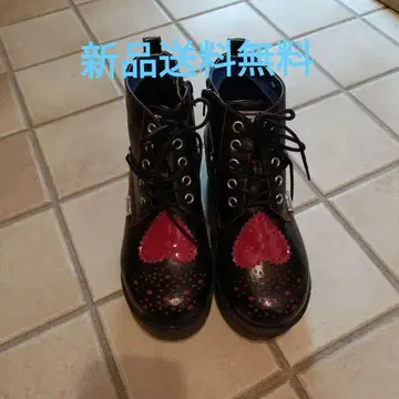 요스케 YOSUKE 하트 모티브 통굽 부츠