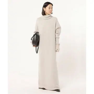 AP STUDIO 터틀넥 니트 원피스