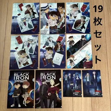 세븐일레븐 한정 명탐정 코난 클리어 파일 19장 세트