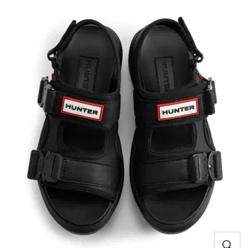 25SS 신상 시티 리벨 네오 가죽 버클 샌들 블랙