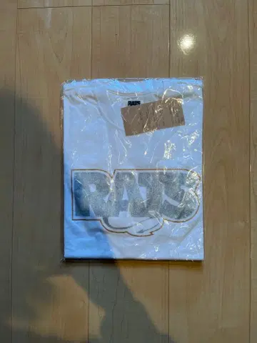 RATS BOX 로고 화이트 T셔츠 M 사이즈
