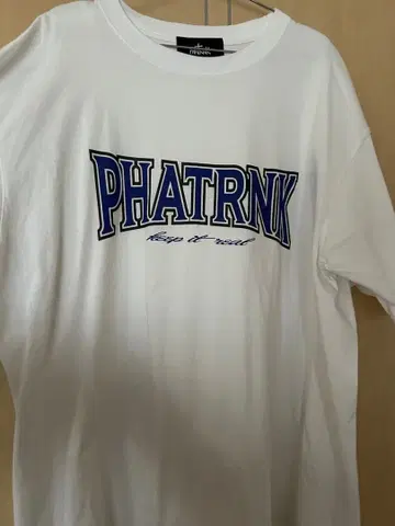 PHATRNK 화이트 T셔츠