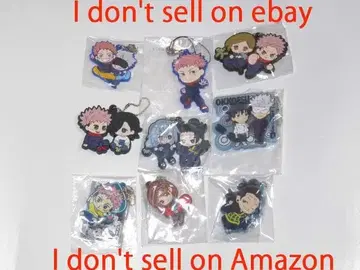 주술회전 러버 스트랩 러버 마스코트 세트