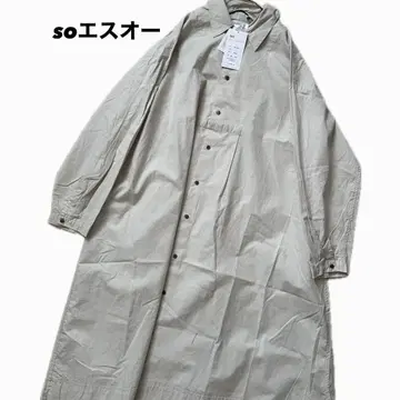 [ 미사용 새상품 택 포함 ] so 베이지 긴팔 셔츠 원피스