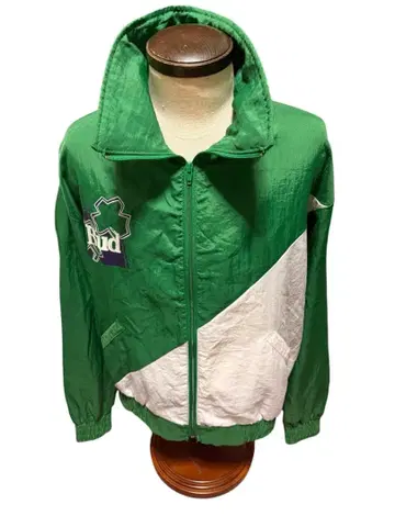 [ USA제 ] 90s 버드와이저 세인트 패트릭스 데이 나일론 자켓 그린