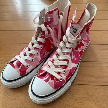 APE STA 카모플라쥬 하이컷 스니커즈