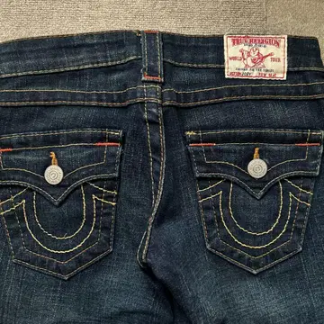 TRUE RELIGION 트루 릴리전 래퍼 플레어 데님 IO 착용