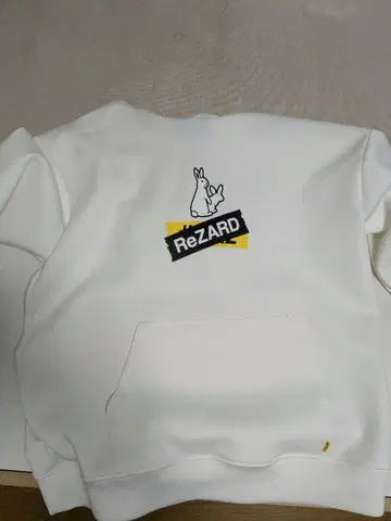 ReZARD FR2 콜라보 후드티 풀오버 로고 프린트