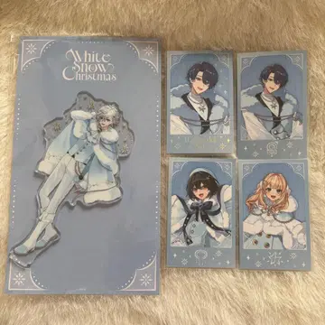 니지산지 무라쿠모 카게츠 아크릴 스탠드 폴라로이드풍 카드