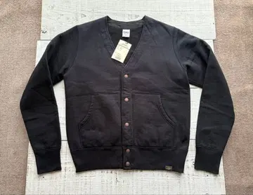 [ 레어템 ] 아이언 하트 울트라 헤비 맨투맨 가디건 블랙 S