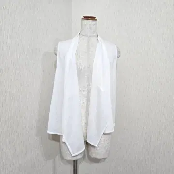 릴리안 뷰티 에클라 화이트 레이스 절개 베스트 지레 (SP)