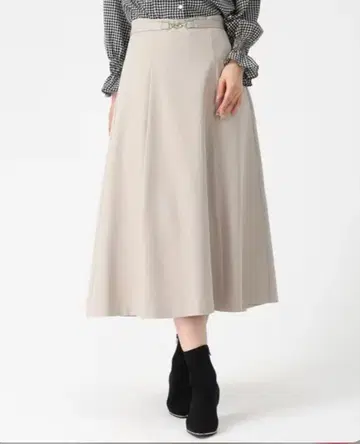 [MISCH MASCH] 비트 벨트 플레어 스커트/MM547223