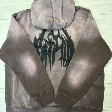 Antimid 후드 부착 후드티 브라운 새상품