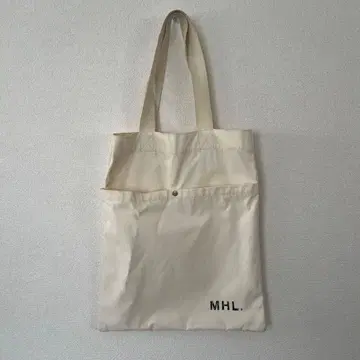 MHL. 프론트 포켓 토트백