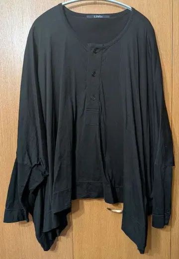 리미푸 헨리넥 코튼 와이드 티셔츠