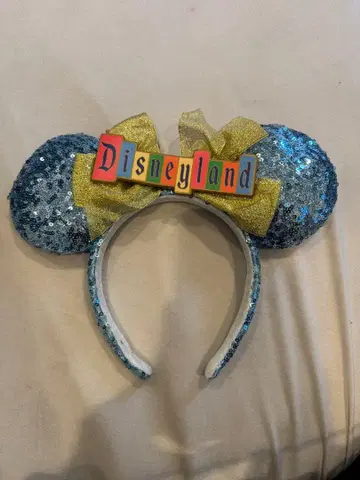 캘리포니아 디즈니 한정판 미키 머리띠 흠집 및 얼룩 없음